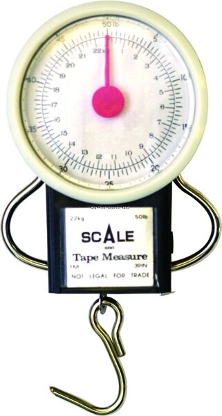 50 lbs Dial Scale & Tape Measure