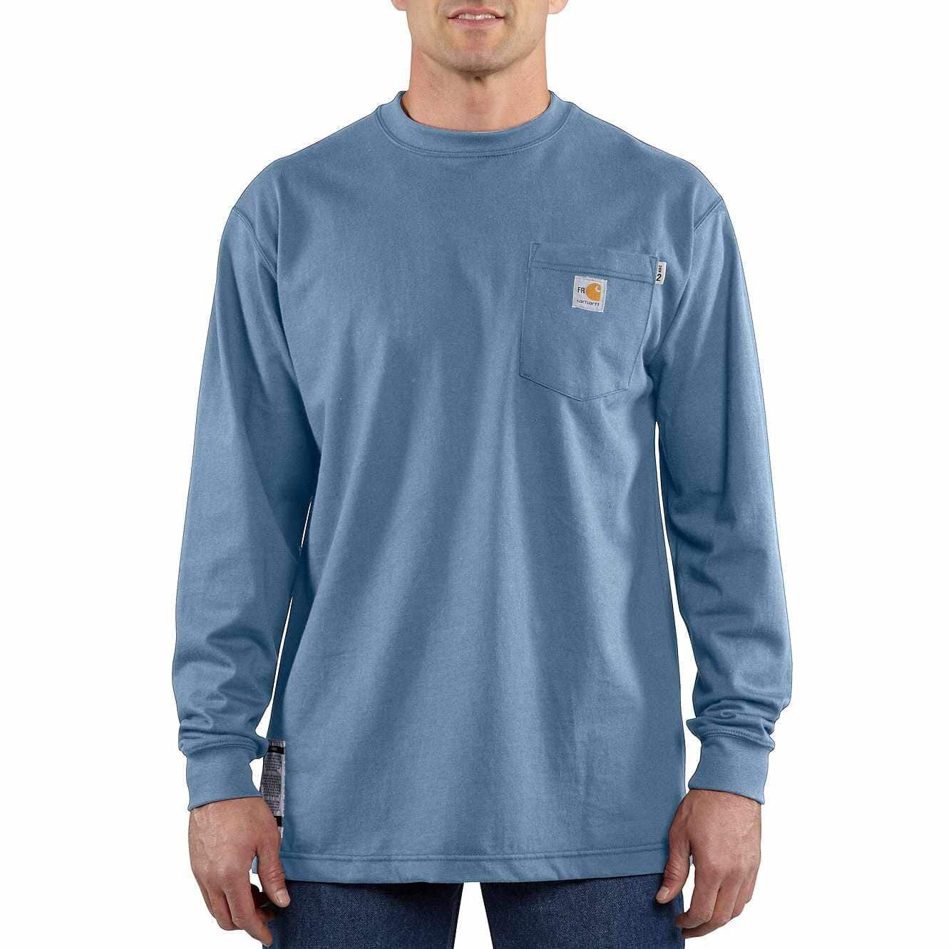 Flame-Resistant Carhartt Force Cotton Long-Sleeve T-Shirt