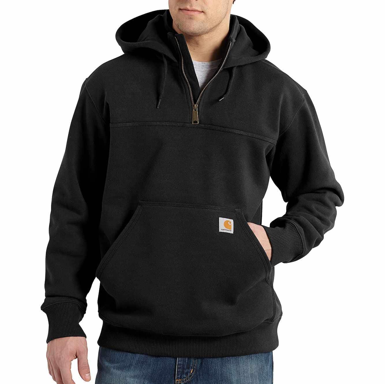 Rain Defender Paxton Heavyweight Hooded Zip Mock Sweatshirt