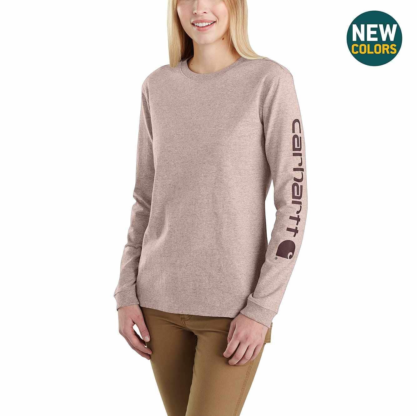 WK231 Workwear Sleeve Logo Long-Sleeve T-Shirt