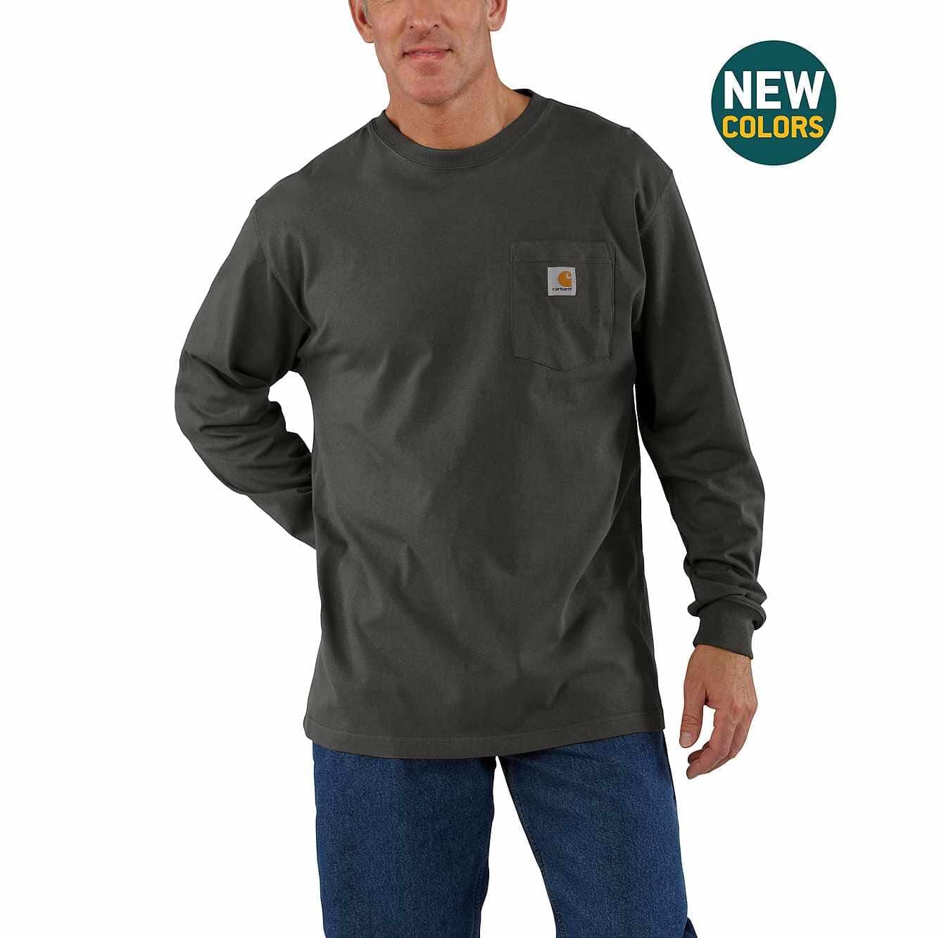 Workwear Long-Sleeve Pocket T Shirt