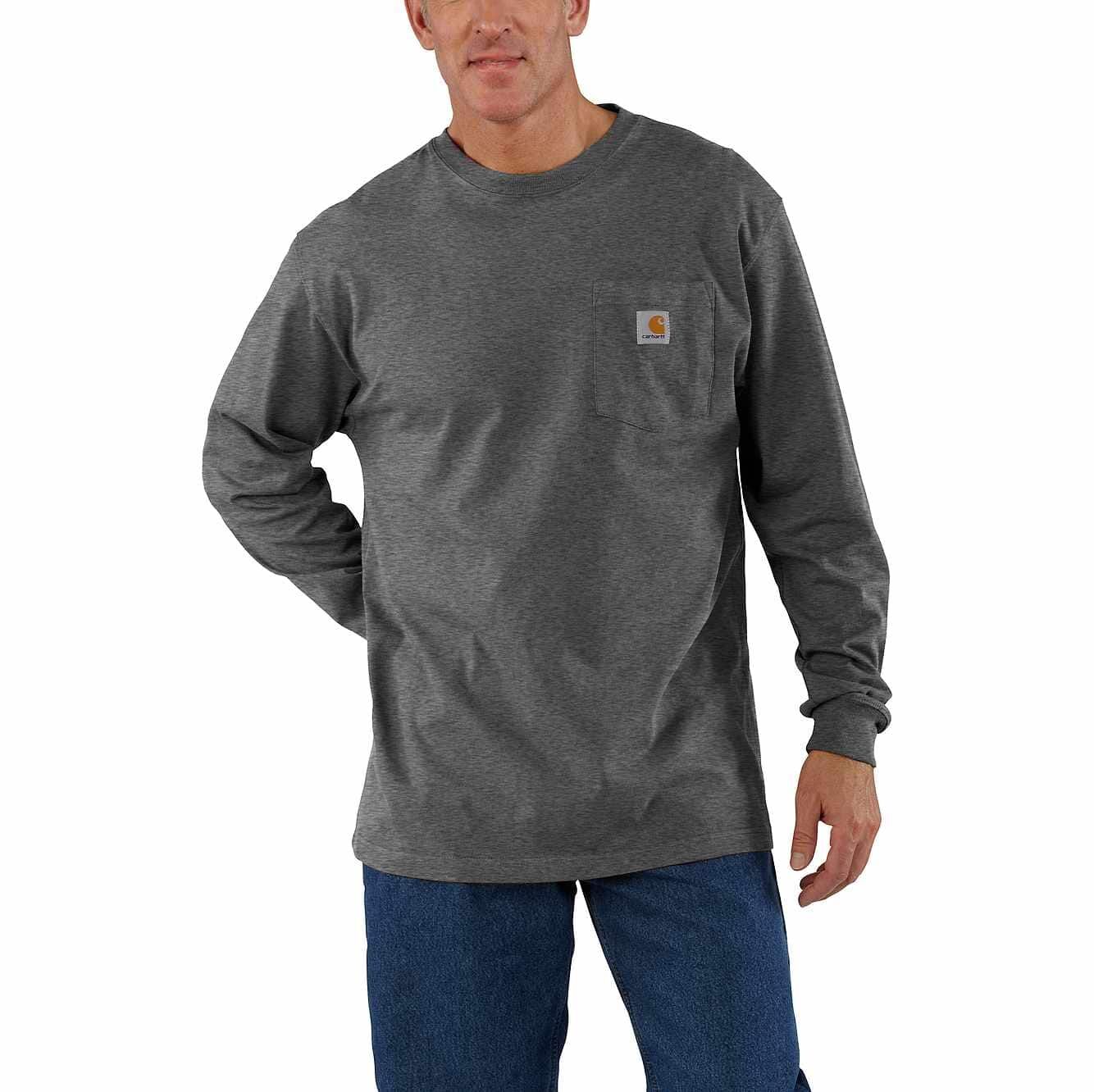 Workwear Long-Sleeve Pocket T Shirt