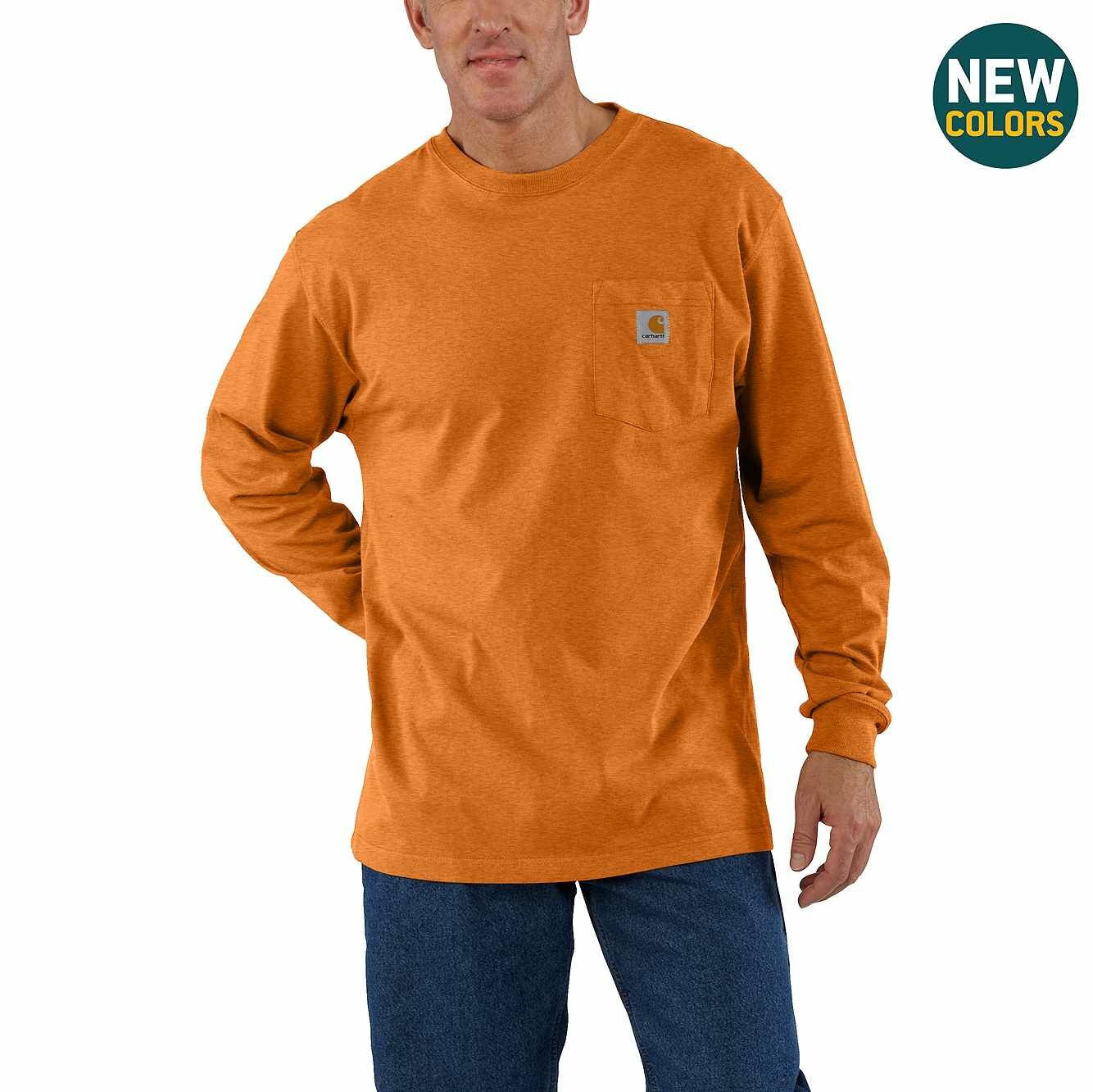 Workwear Long-Sleeve Pocket T Shirt