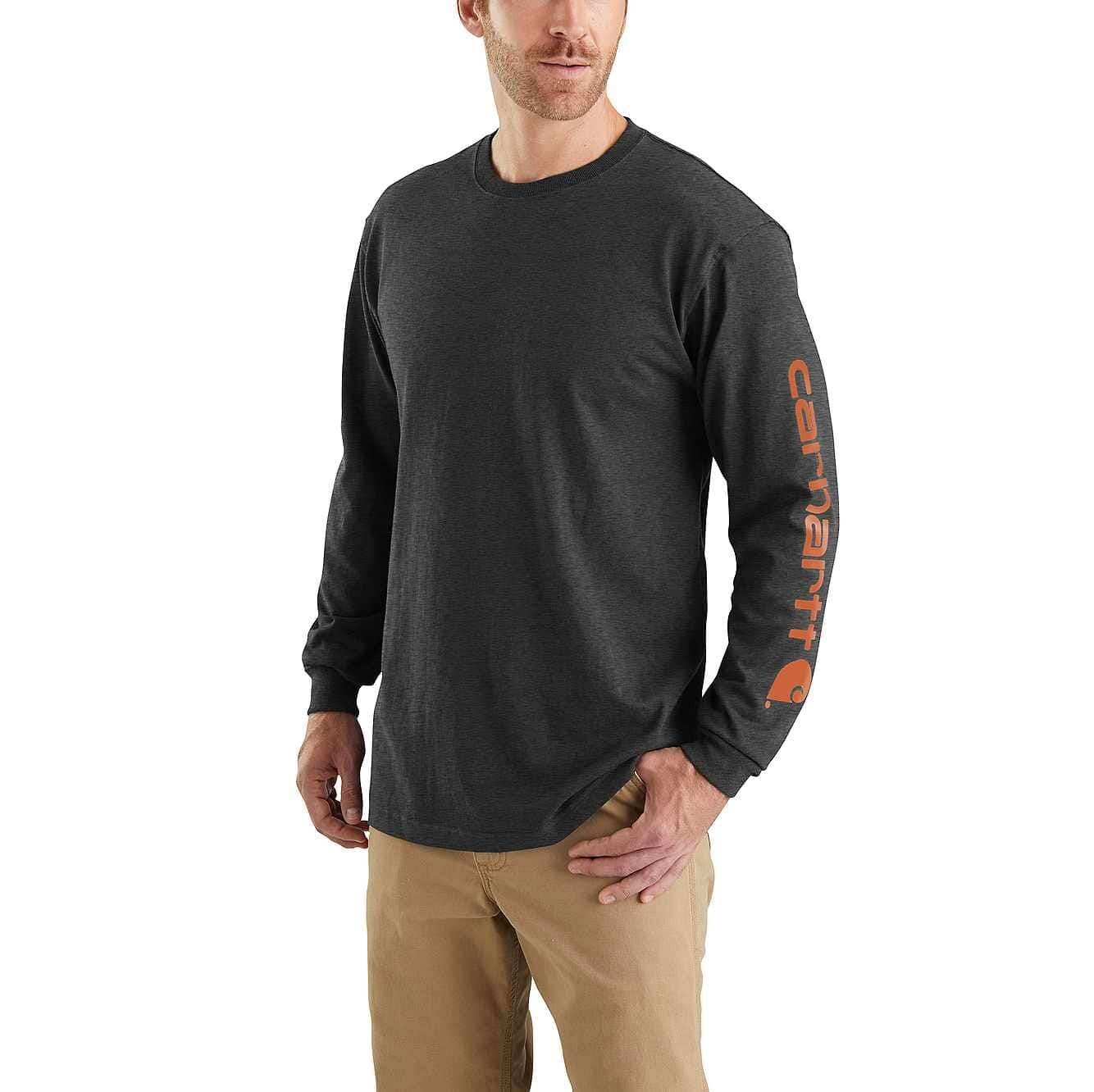 Workwear Long-Sleeve Graphic Logo T Shirt