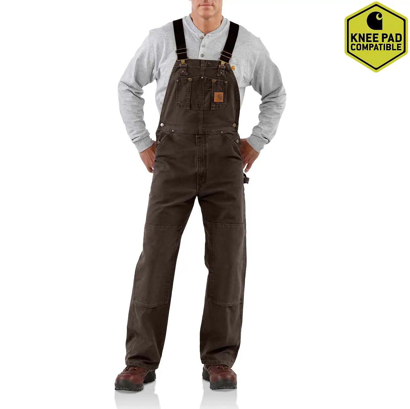 Sandstone Bib Overall Unlined