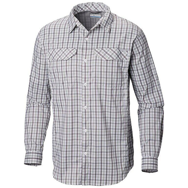 Mens Silver Ridge Lite Plaid Long Sleeve Shirt