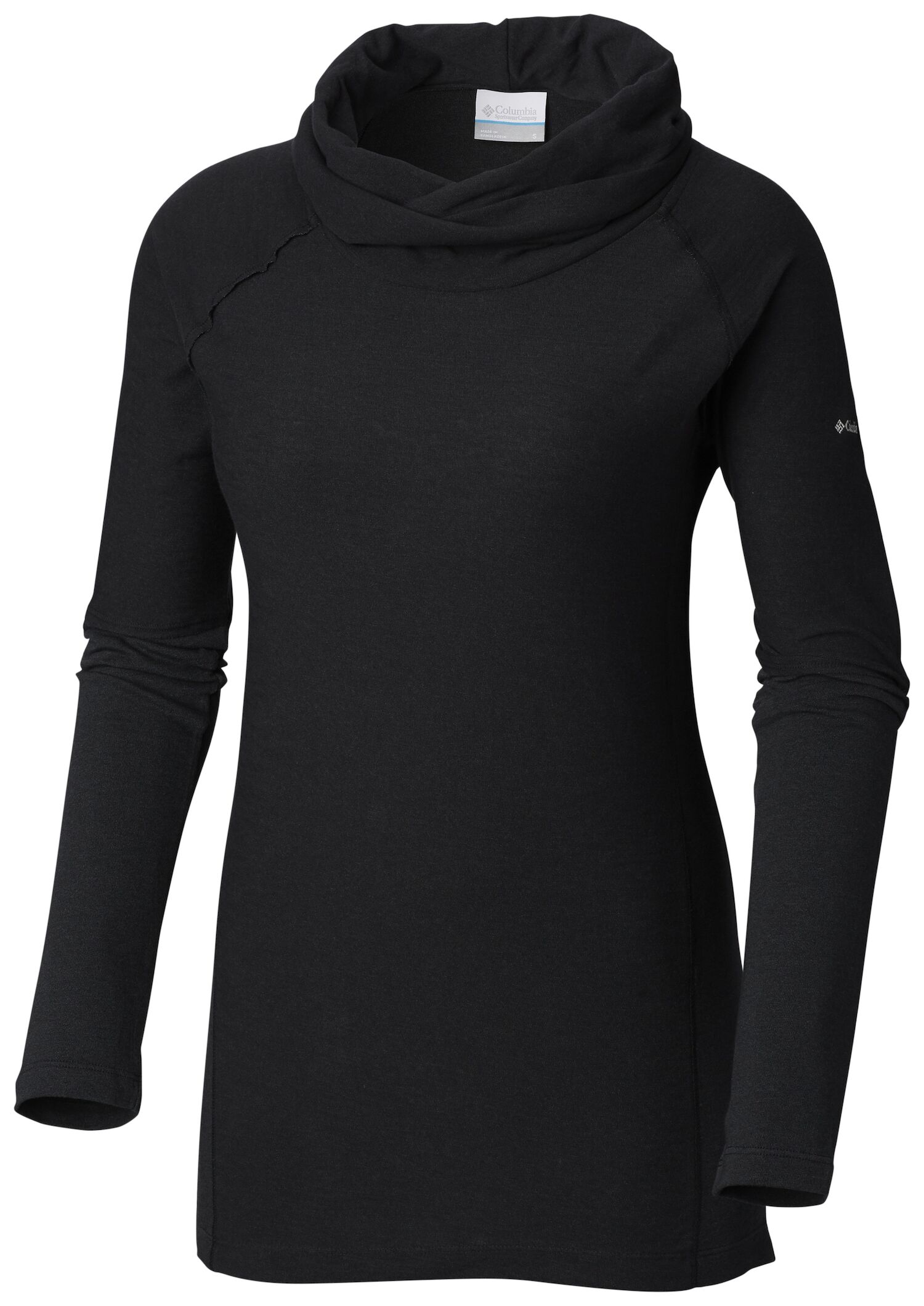 Womens Easy Going Long Sleeve Cowl Neck Shirt