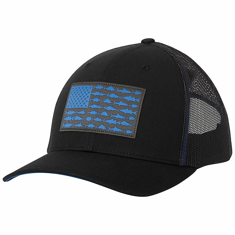 PFG Mesh Snap Back Fish Flag Ballcap