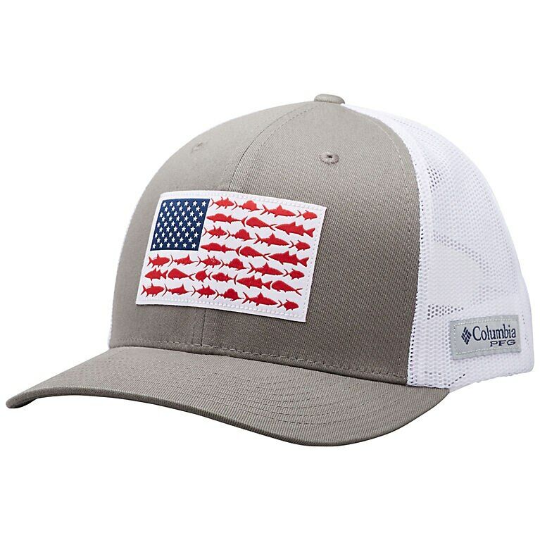 PFG Mesh Snap Back Fish Flag Ballcap