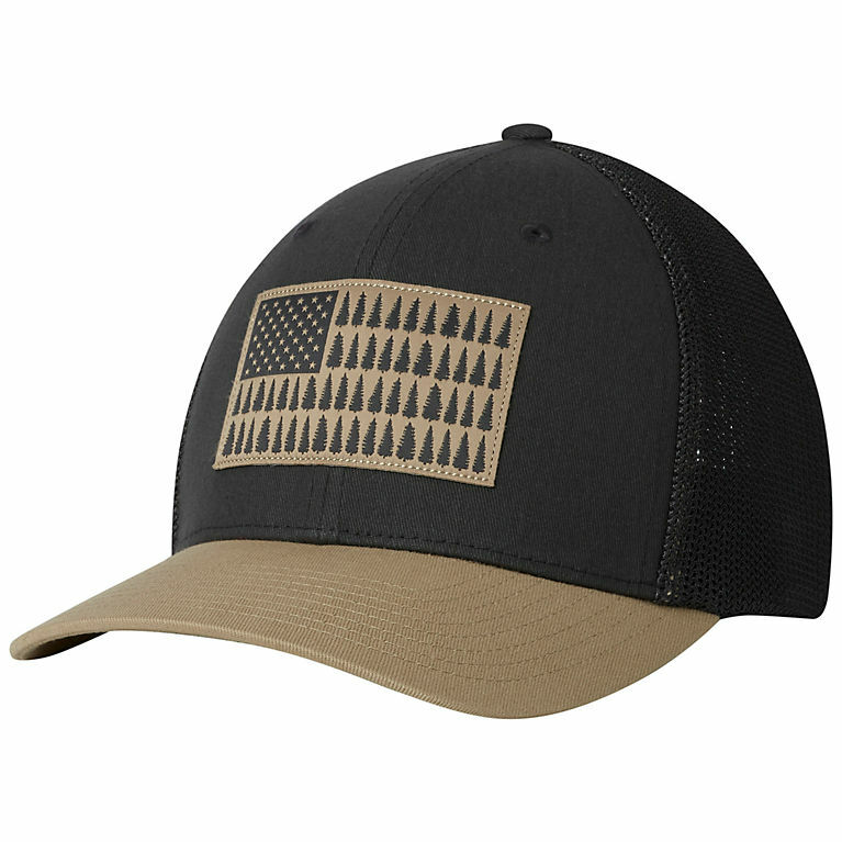 Columbia Mesh Tree Flag Ball Cap