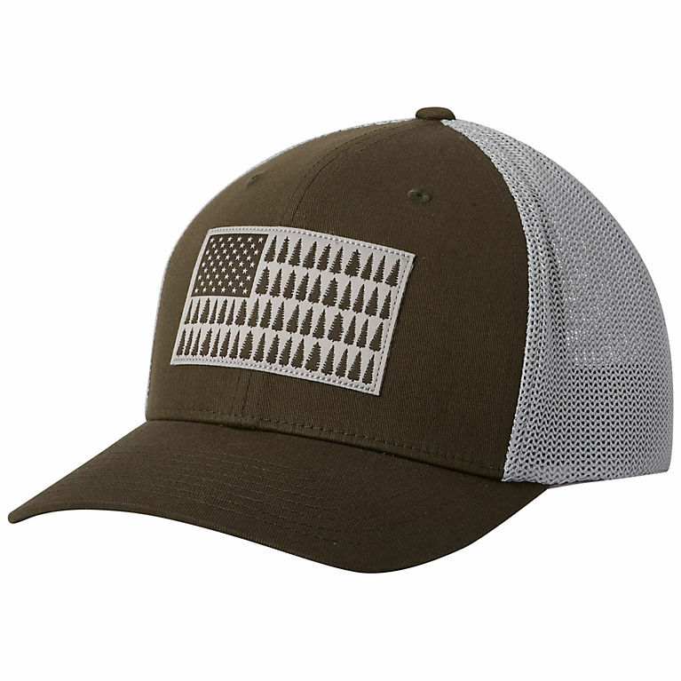 Columbia Mesh Tree Flag Ball Cap