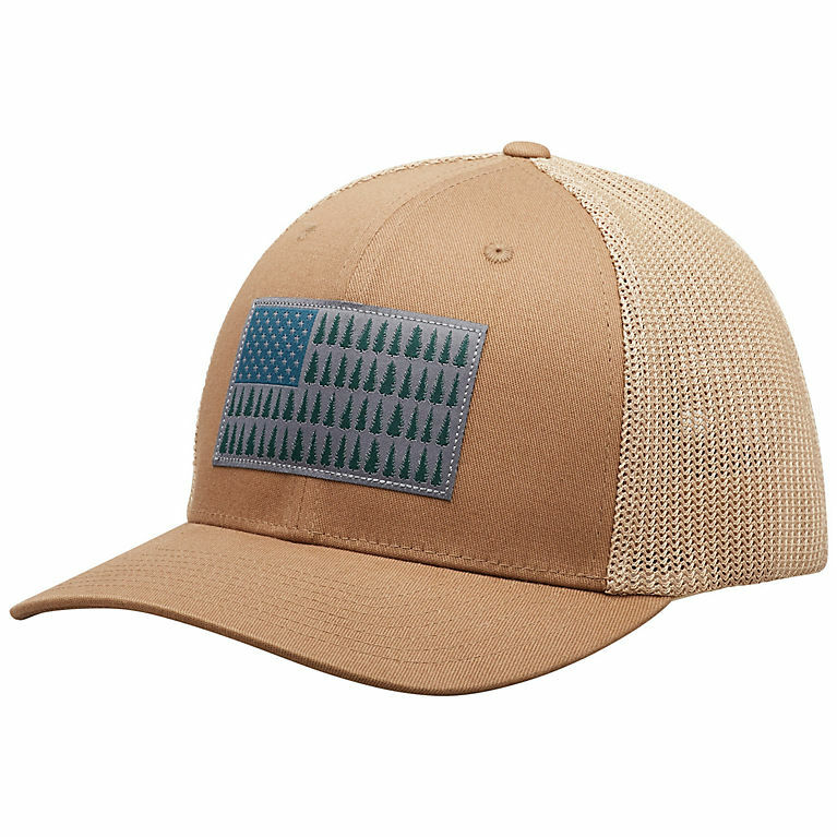 Columbia Mesh Tree Flag Ball Cap