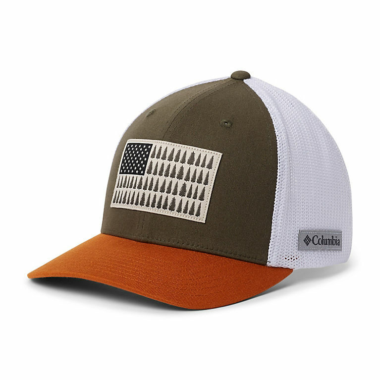 Columbia Mesh Tree Flag Ball Cap