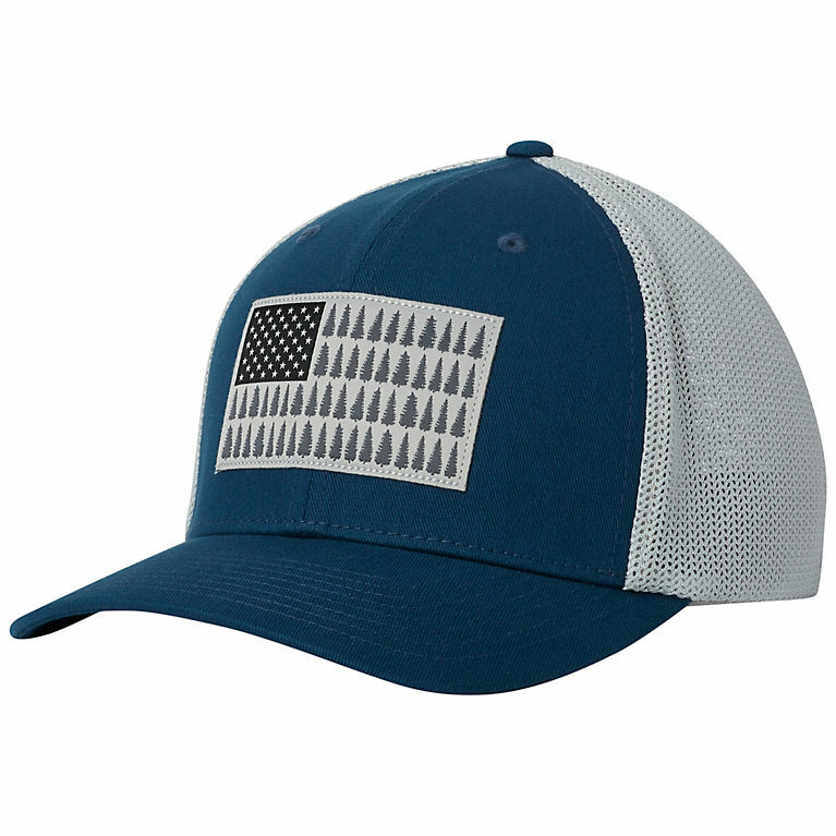 Columbia Mesh Tree Flag Ball Cap