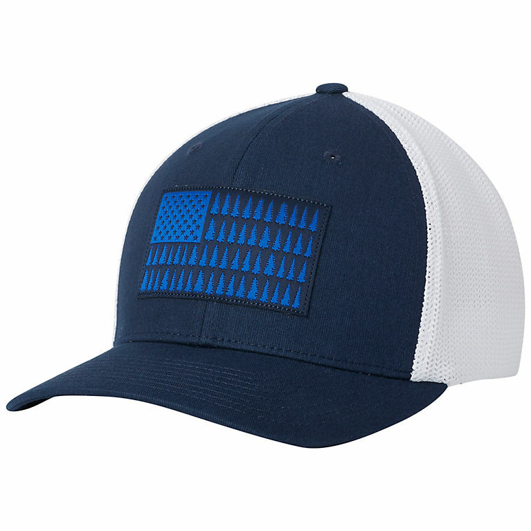 Columbia Mesh Tree Flag Ball Cap