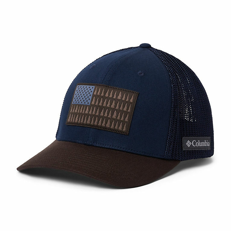 Columbia Mesh Tree Flag Ball Cap