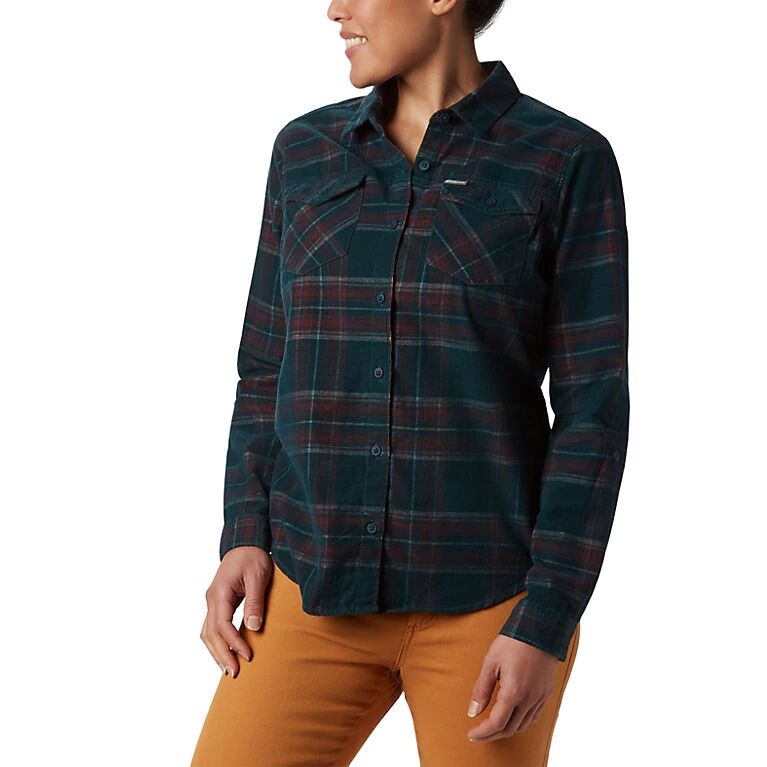 Womens Times Two Corduroy Long Sleeve Shirt