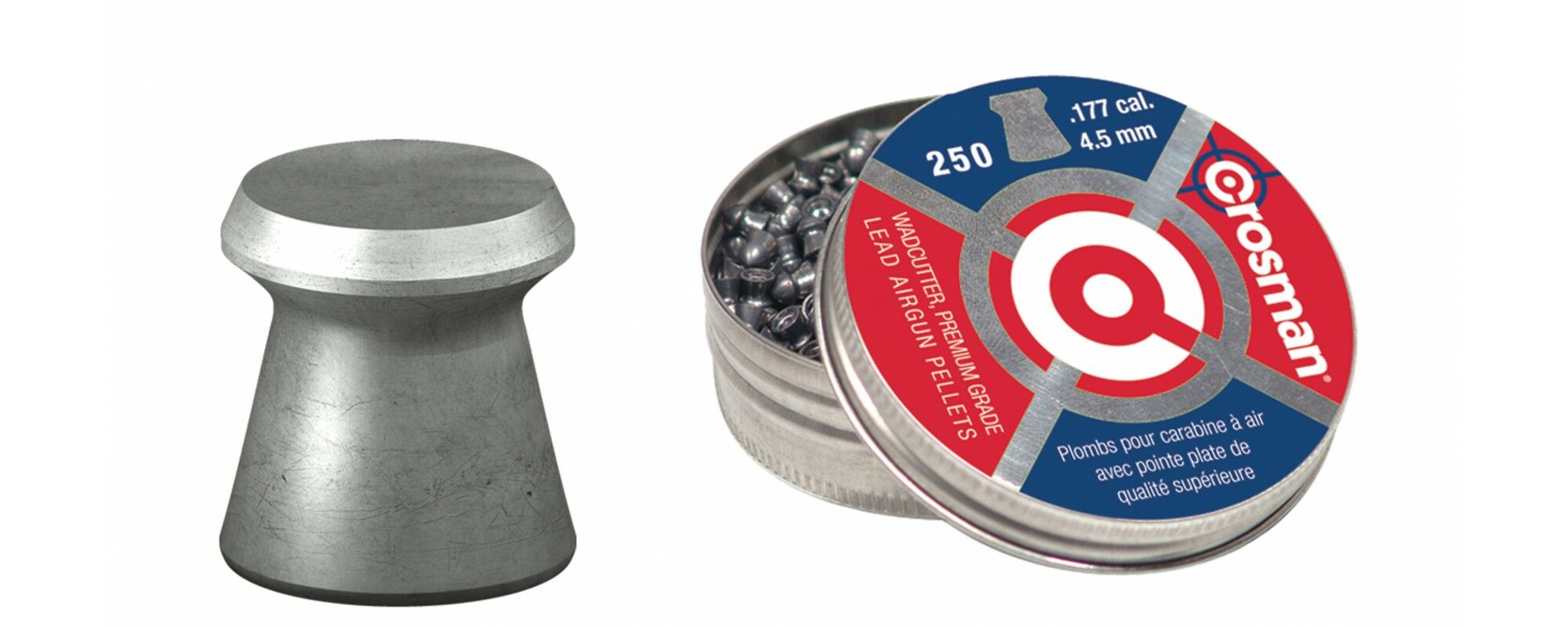 0.177 Wadcutter 7.4 grain Pellets (250CT)