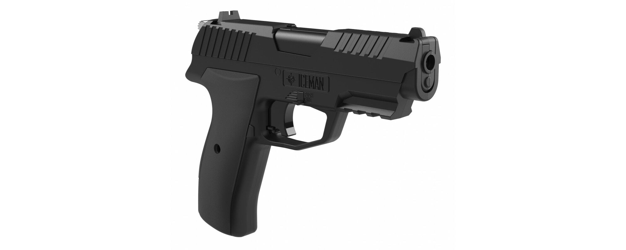 Iceman CO2 Powered BB Pellet Pistol (Model: CCICE7B)