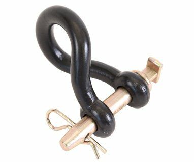 Forged Twisted Clevis  Powder Coated  Black  3 4