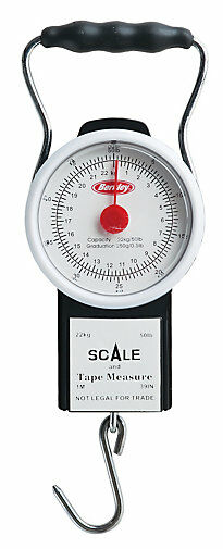 Berkley Portable Scale with Tape -50 lbs