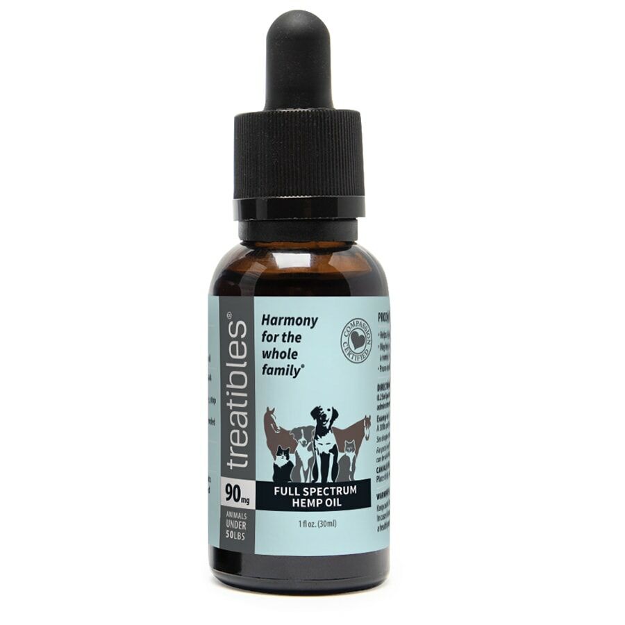 90 mg Organic Broad Spectrum Hemp Oil Dropper Bottle - All Species