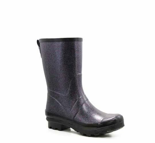 Womens Razzle Dazzle Mid Rain Boot