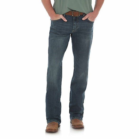 Mens Wrangler Retro Relaxed Fit Bootcut Jean